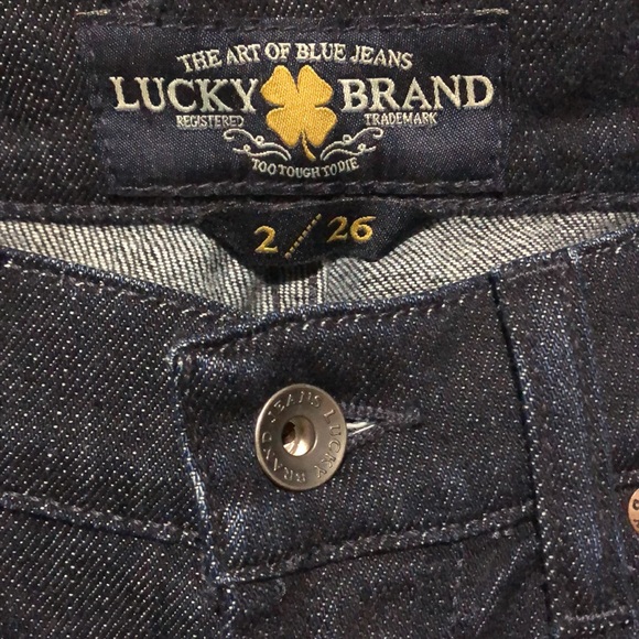 Y2K Lucky 🍀 Brand cropped capri jeans denim NWOT - Picture 3 of 14